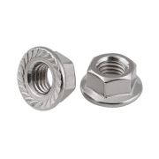 Гайка шестигранная с фланцем М6 DIN 6923 оцинк. (пакет) (уп.200шт) Tech-Krep/Zitar 141611