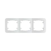Рамка 3-м Lillium горизонт. бел. Makel 71013